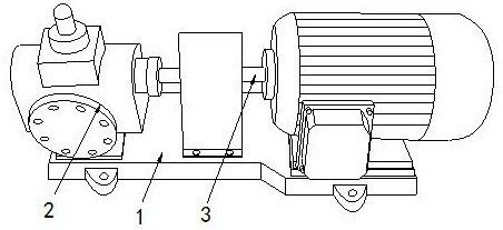 Multi-loop self-lubricating gear pump for numerical control machine tool