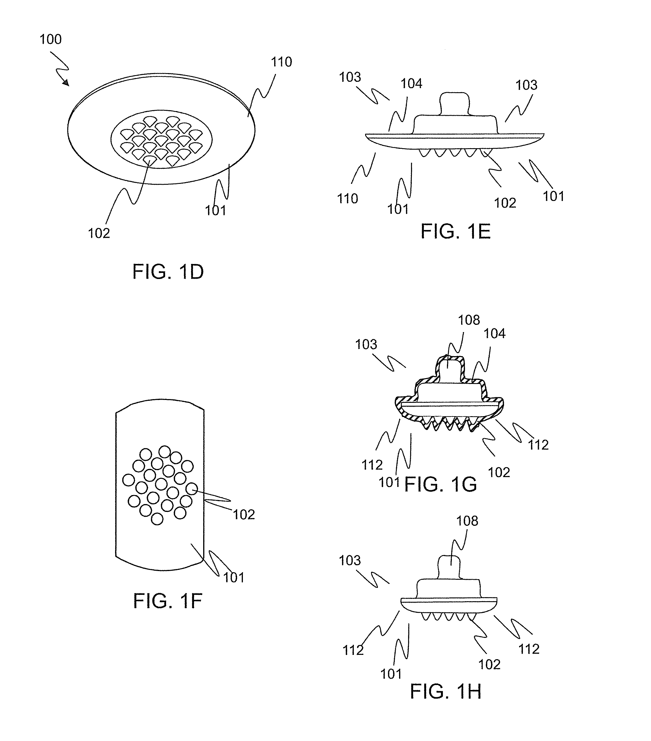 Dry physiological recording device and method of manufacturing