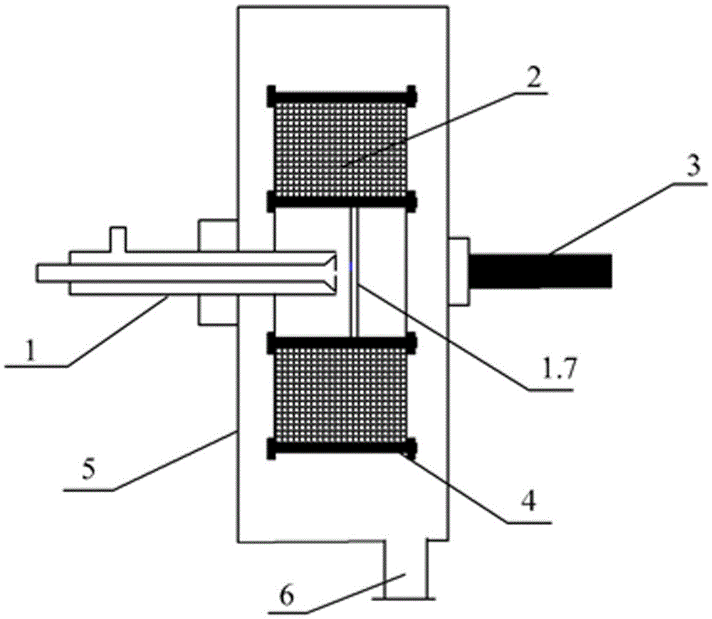 Single reflection-ring nozzle impinging flow structure and rotating packed bed device