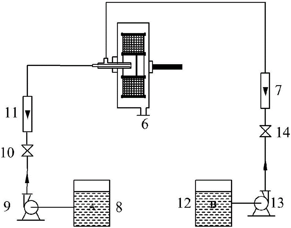 Single reflection-ring nozzle impinging flow structure and rotating packed bed device