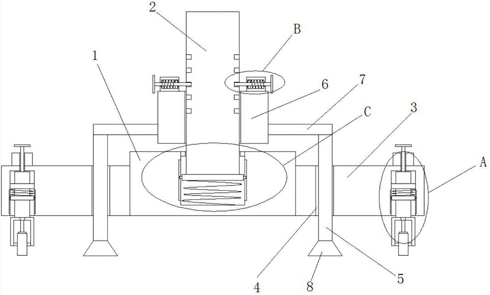 Convenient-to-fix revolving chair chassis convenient to fix