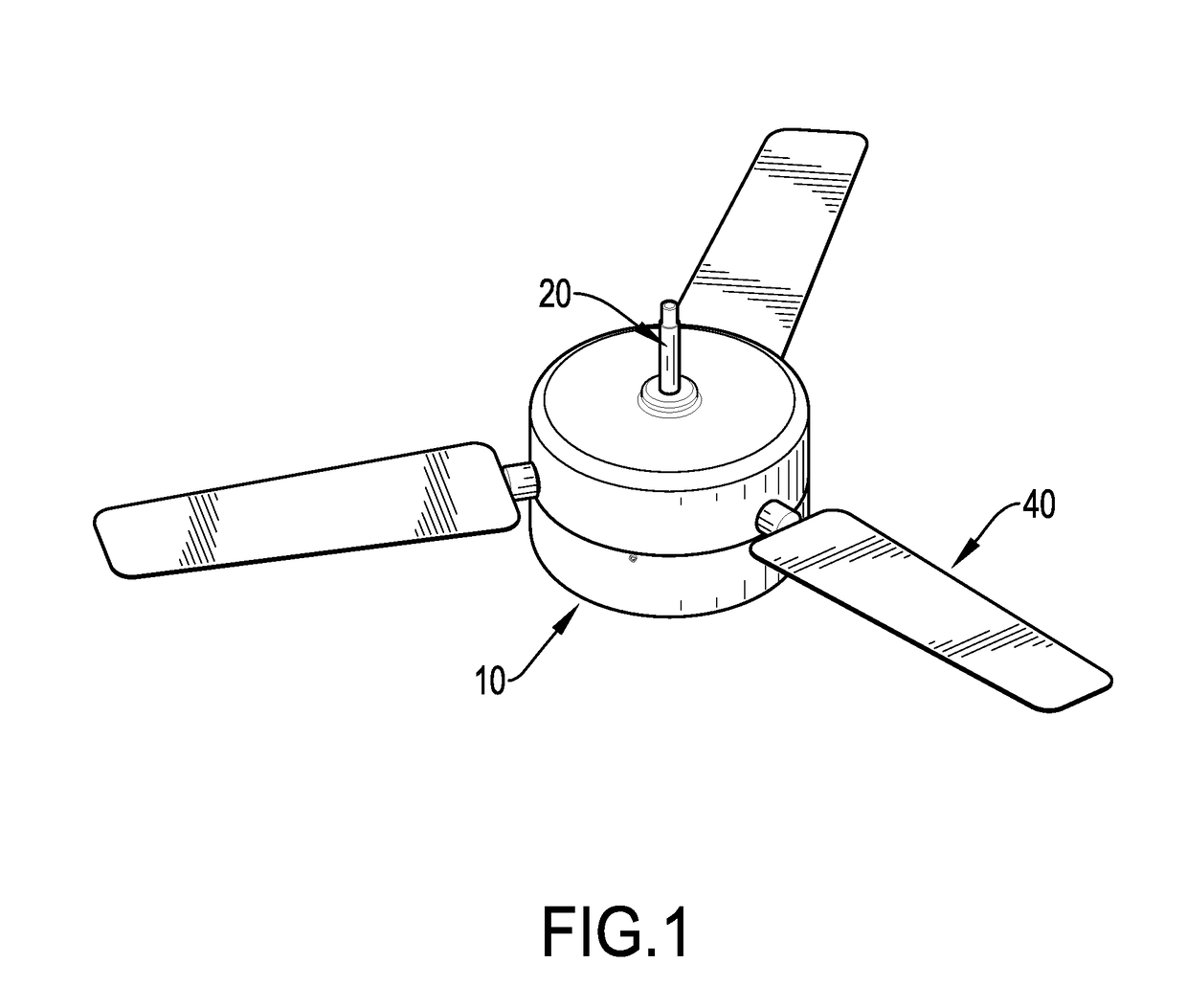 Ceiling fan capable of adjusting angles of fan blades