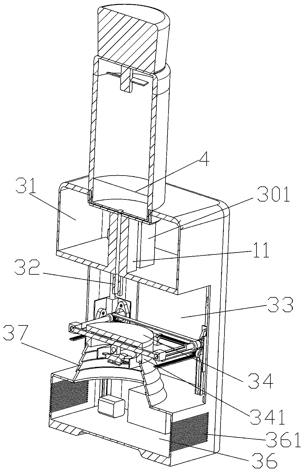 DIY 3D printer for fruit iced desserts