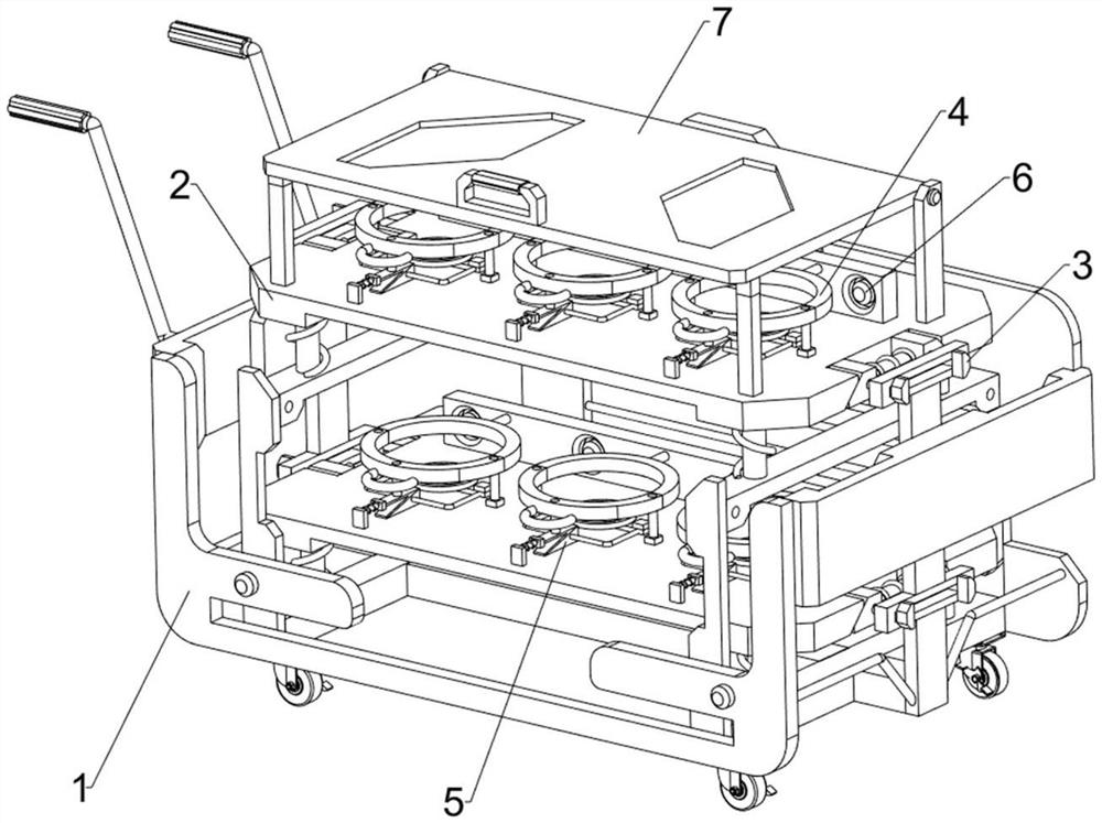 High-stability multi-layer loading equipment for novel ceramic part