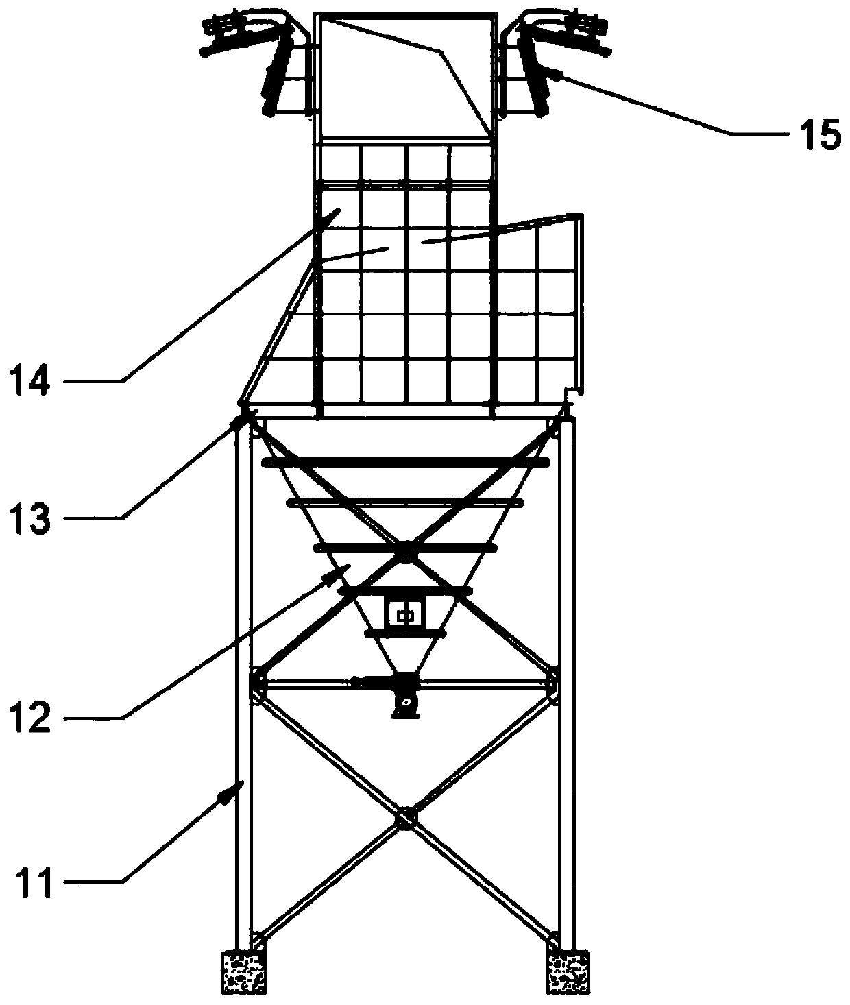 Dedusting wind pressure balancing device