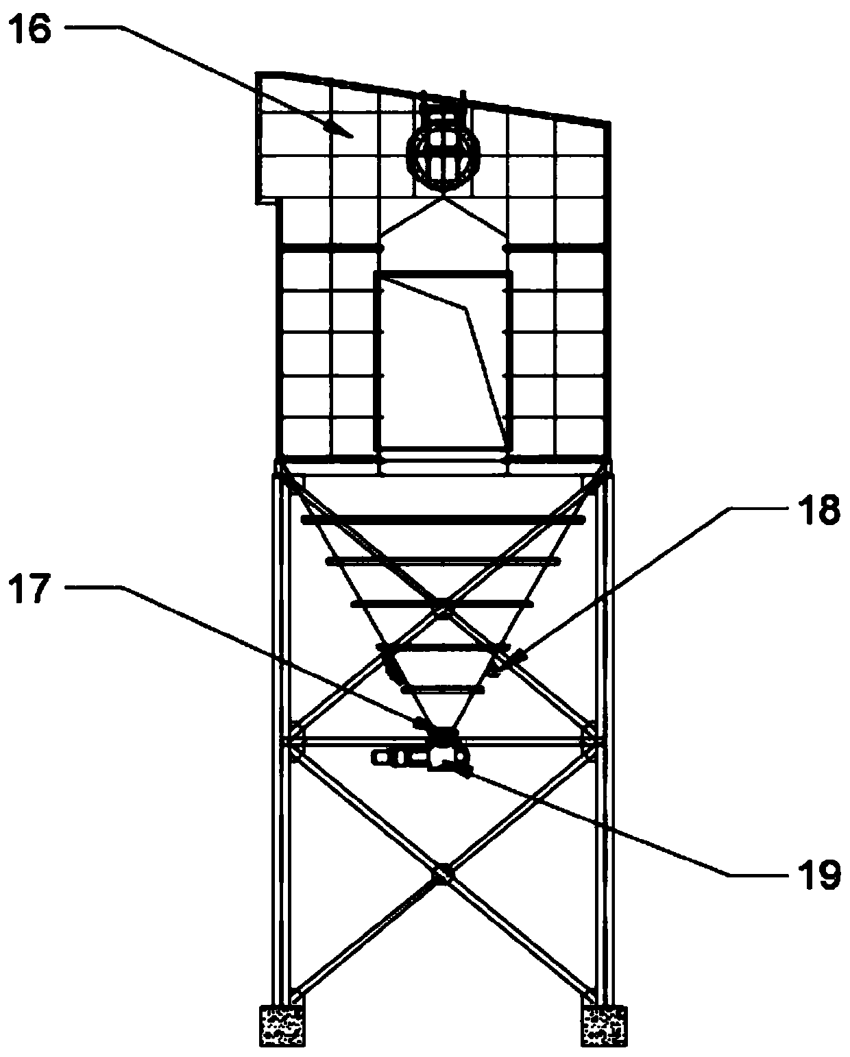 Dedusting wind pressure balancing device