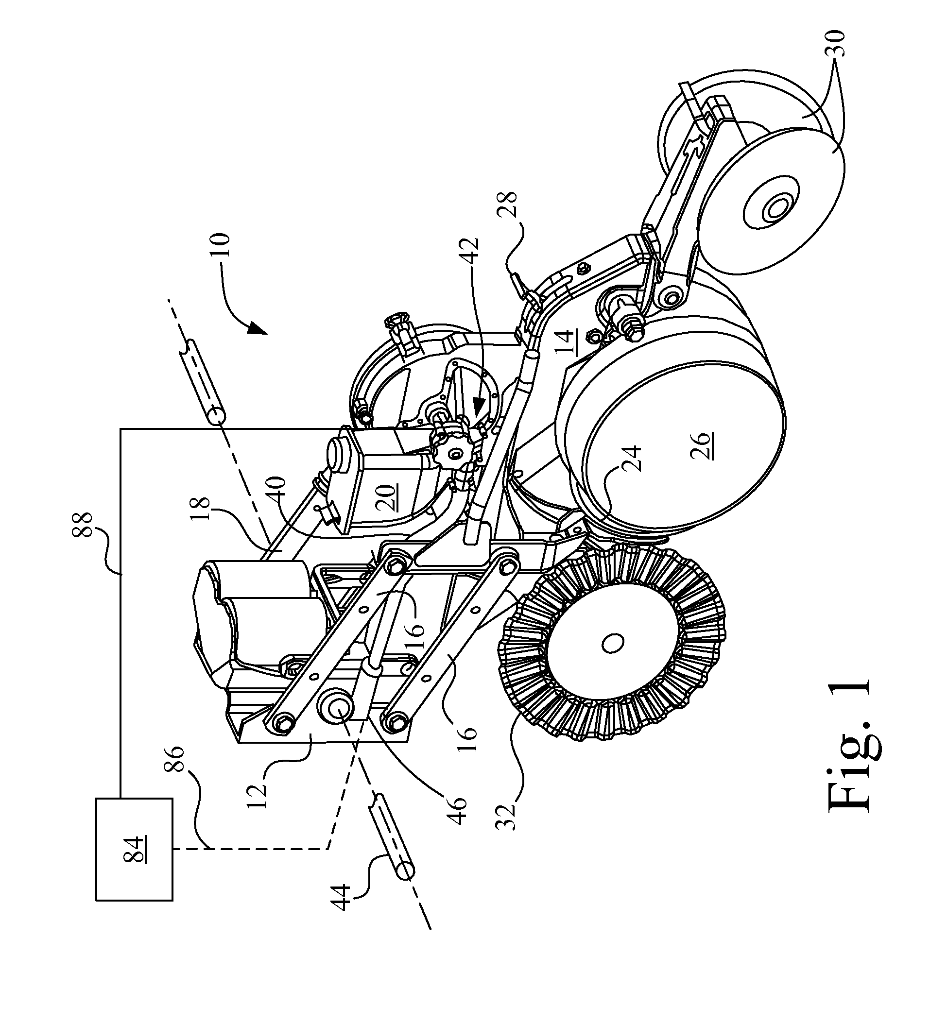 Integrated clutches for a seeding machine