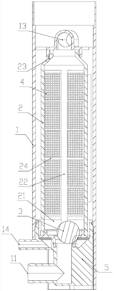 Self-cleaning filter and washing machine