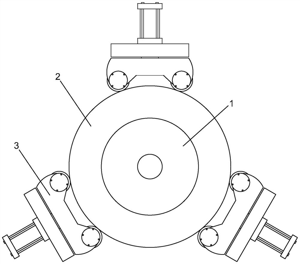 Copper material straightening variable-frequency roller with brakes