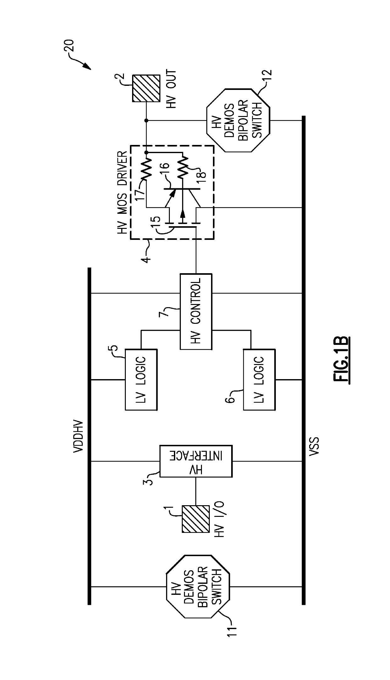 Drain-extended metal-oxide-semiconductor bipolar switch for electrical overstress protection