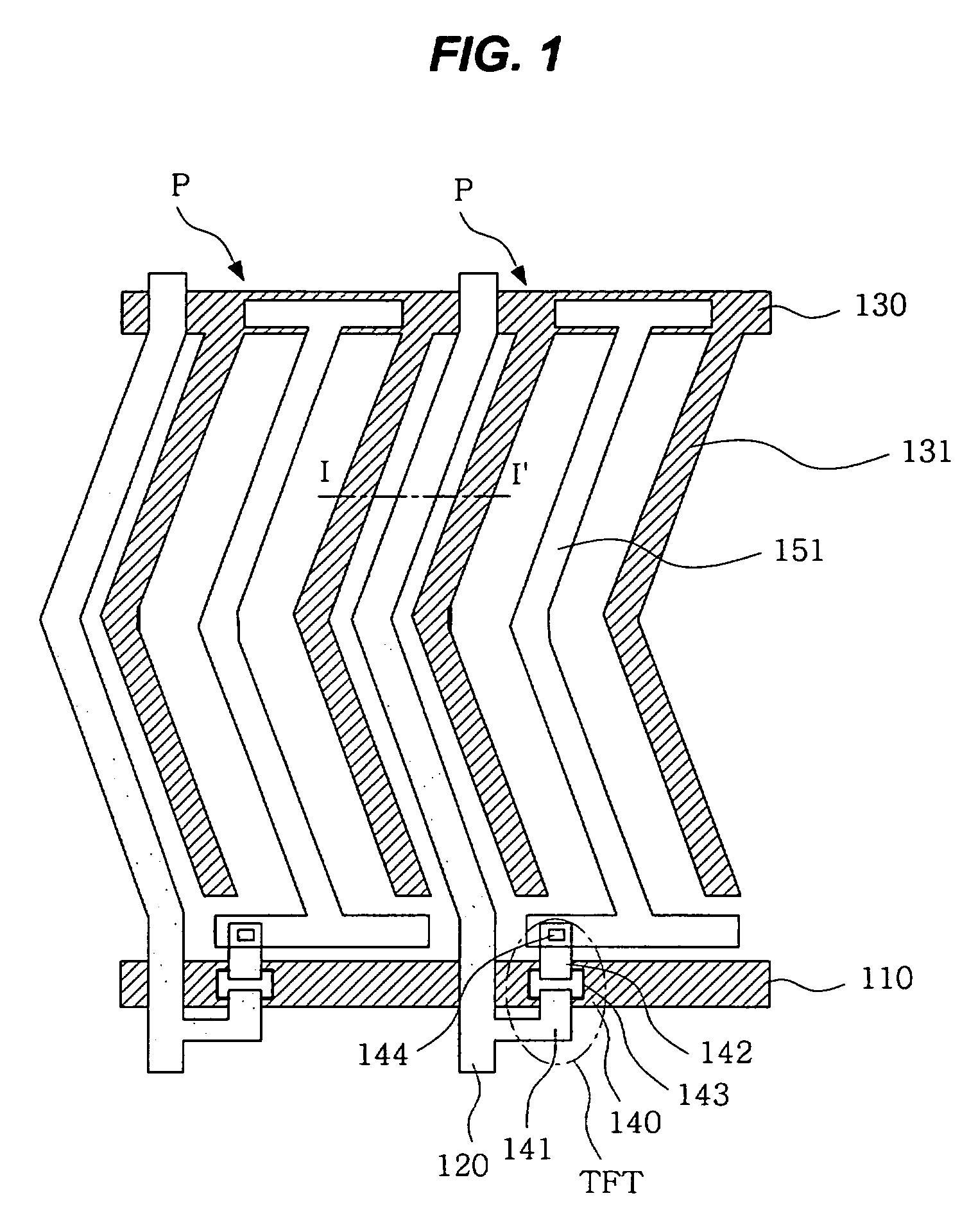 In-plane switching mode liquid crystal display and method for manufacturing the same