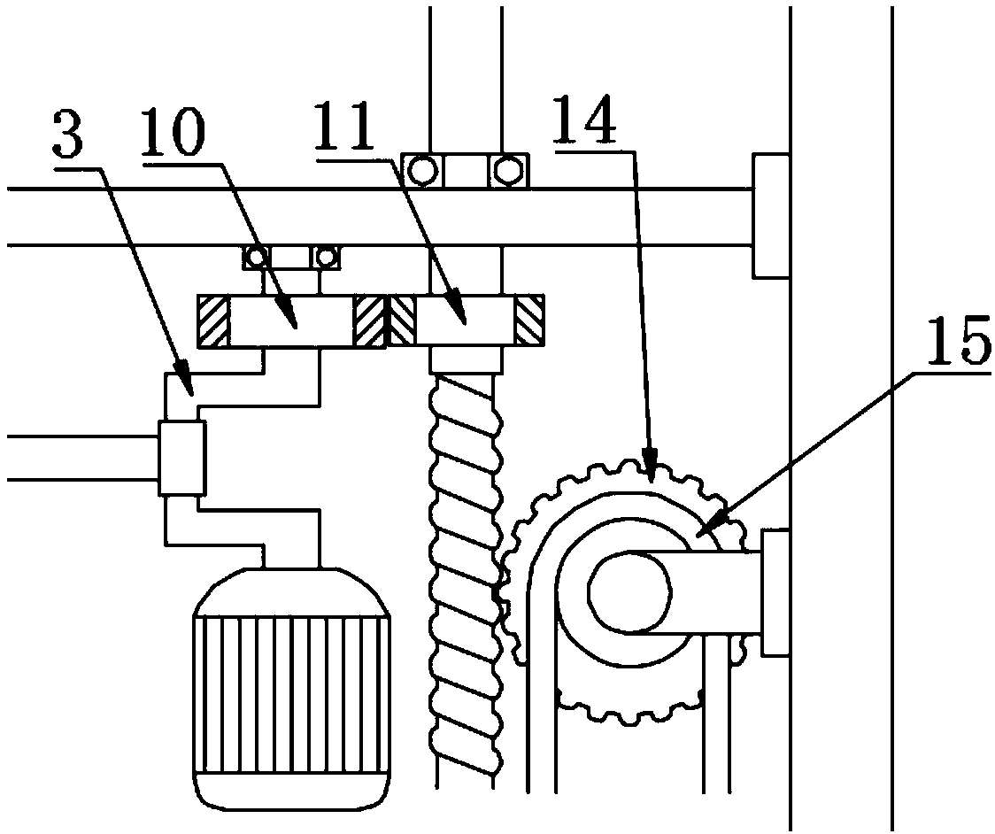 Joint filling device for municipal floor tile laying
