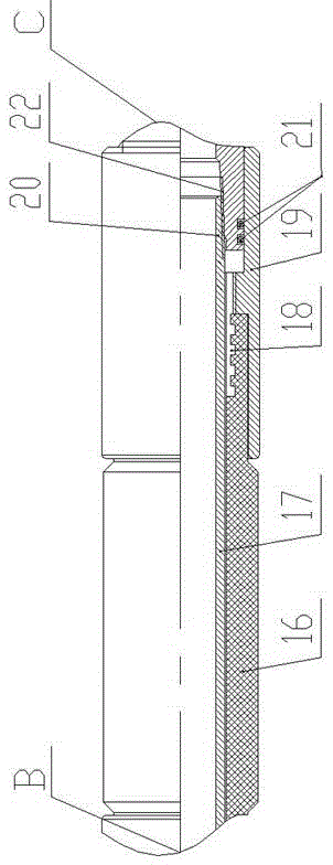 Seal test method applicable to hydraulic jet sealing and separating tool