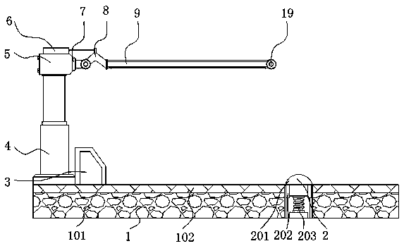 Shell protection device with anti-rust cleaning function for armored vehicle maintenance