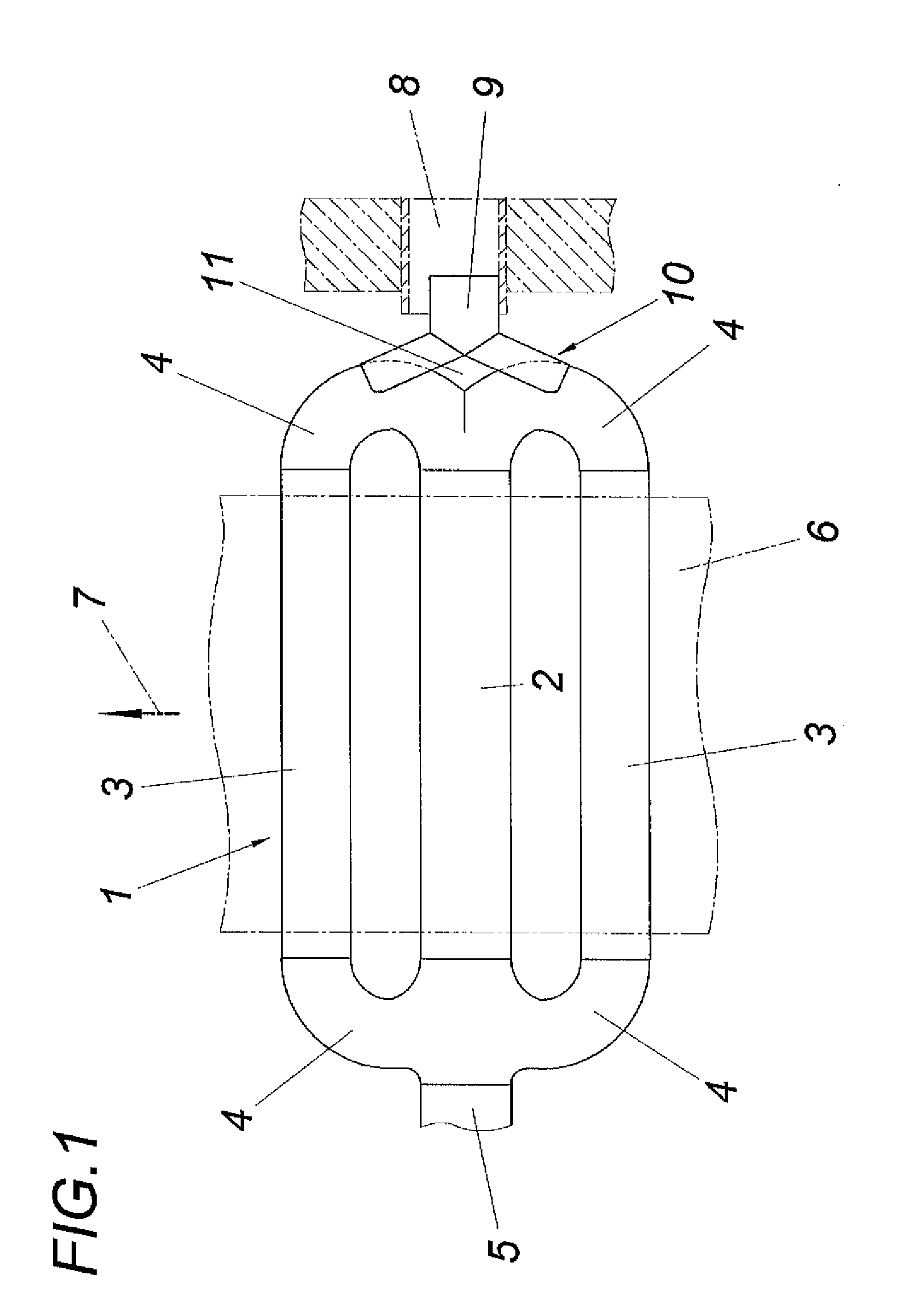 Device for heat-treating sheet metal strips