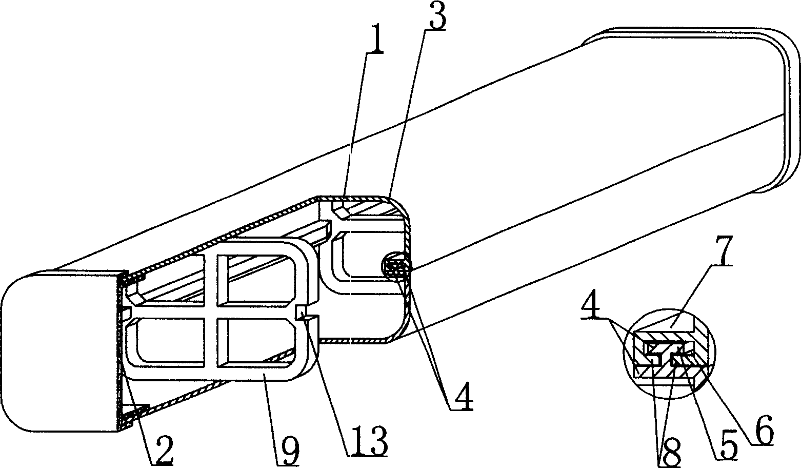 Plastic thin-wall tube