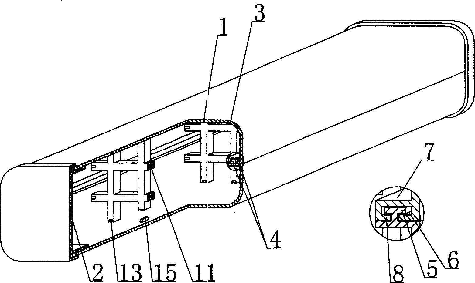 Plastic thin-wall tube