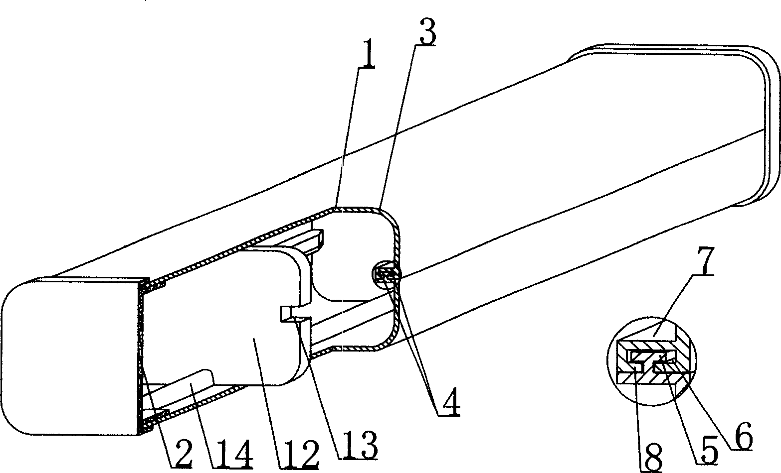 Plastic thin-wall tube