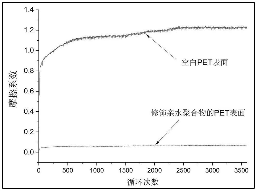 Polymer brush modified transparent anti-fog patch and preparation method thereof