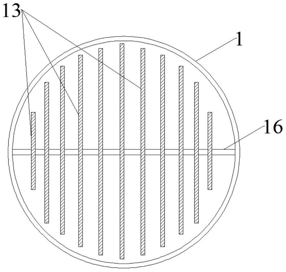 An anaerobic reactor for sewage treatment with the function of eliminating scum and crust