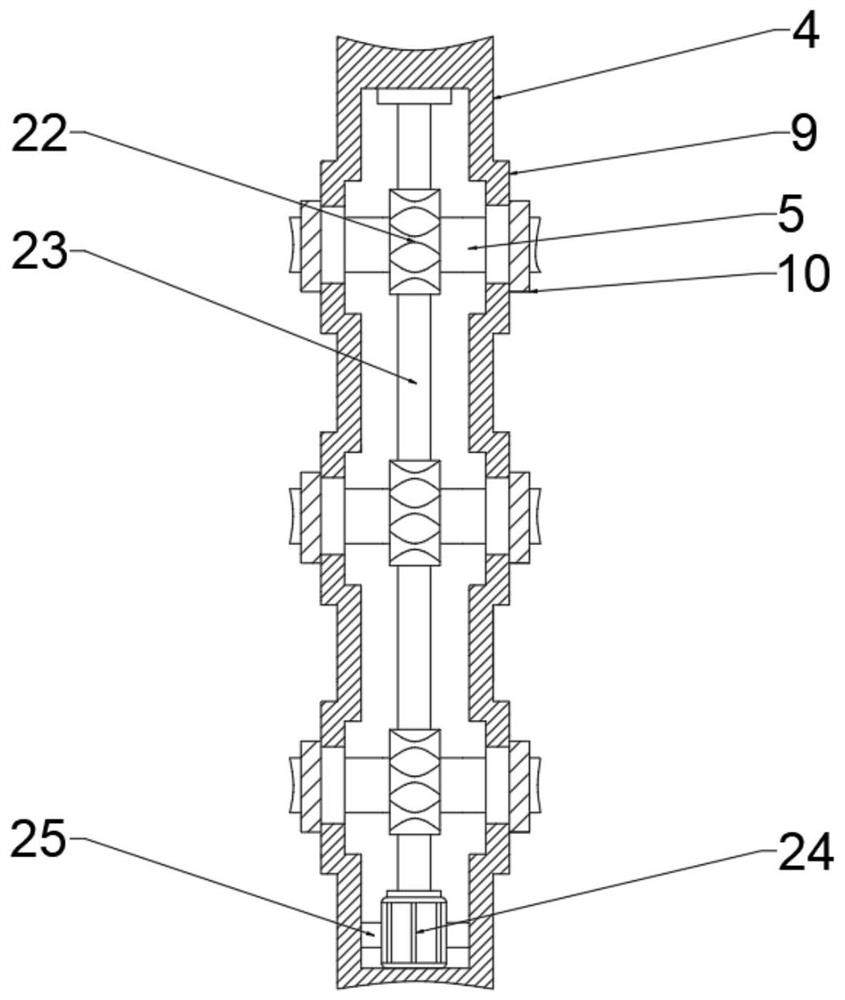 Crushing device for textile raw material production and processing