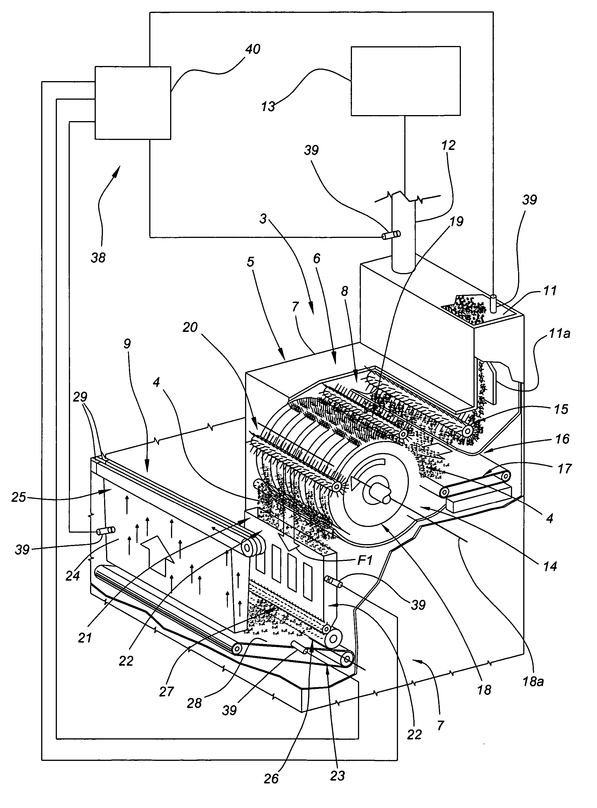Unit and a method for feeding tobacco in a machine for manufacturing tobacco products