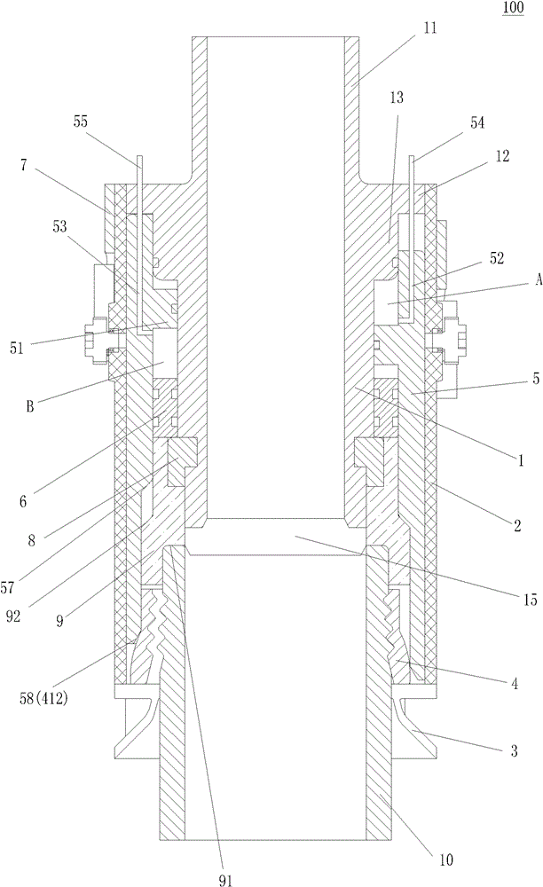 Underwater double-unlocking connector