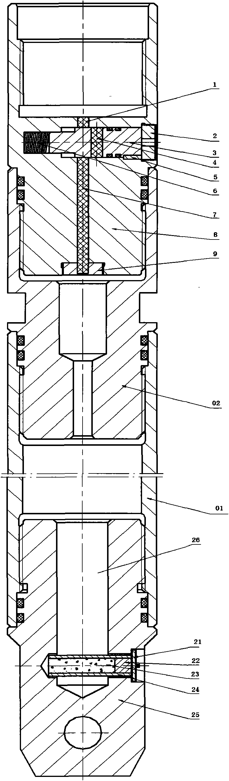 Perforating explosion-proof gun device