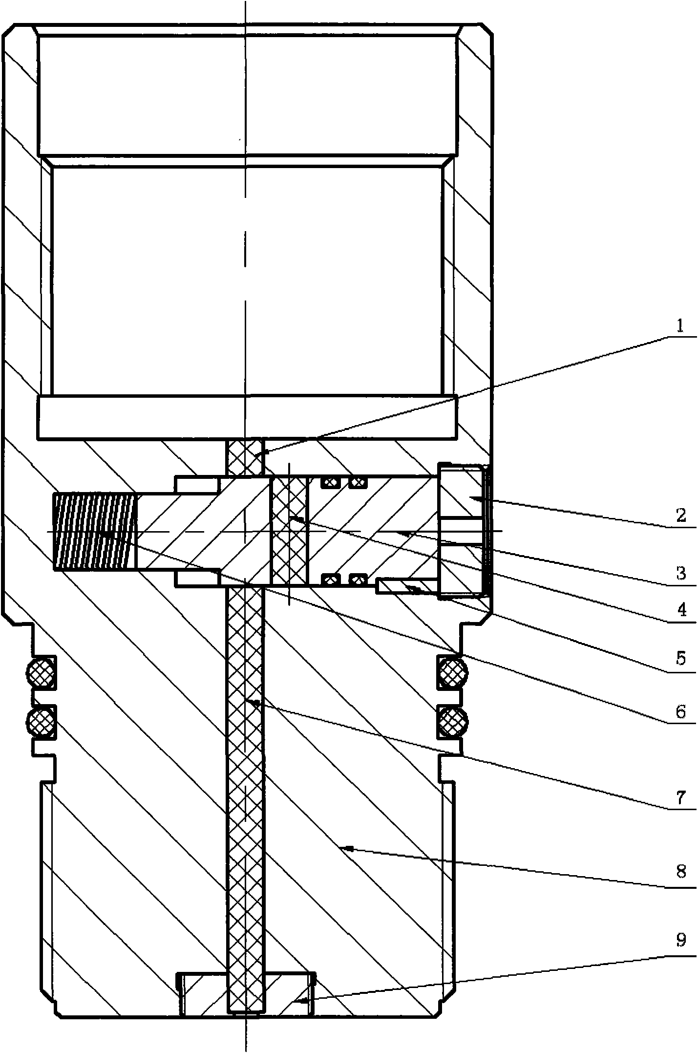 Perforating explosion-proof gun device