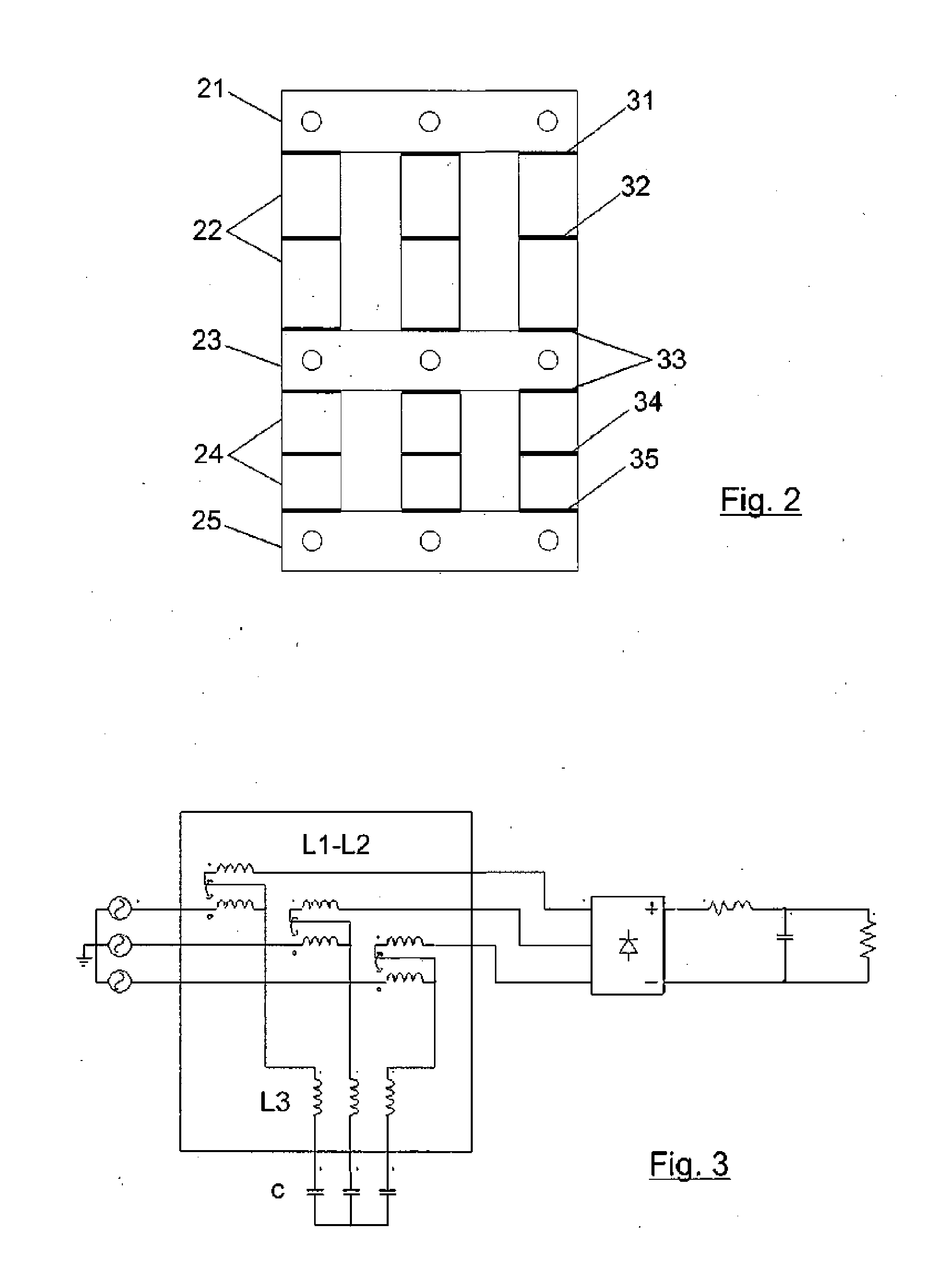 Single-core self-coupled inductor device