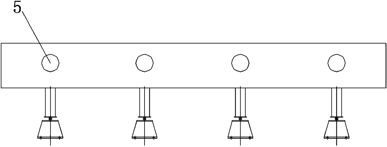 Roller way transportation device for expressway assembly type concrete component