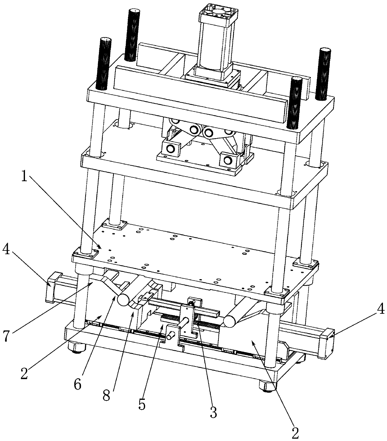 A positive and negative pressure forming mold