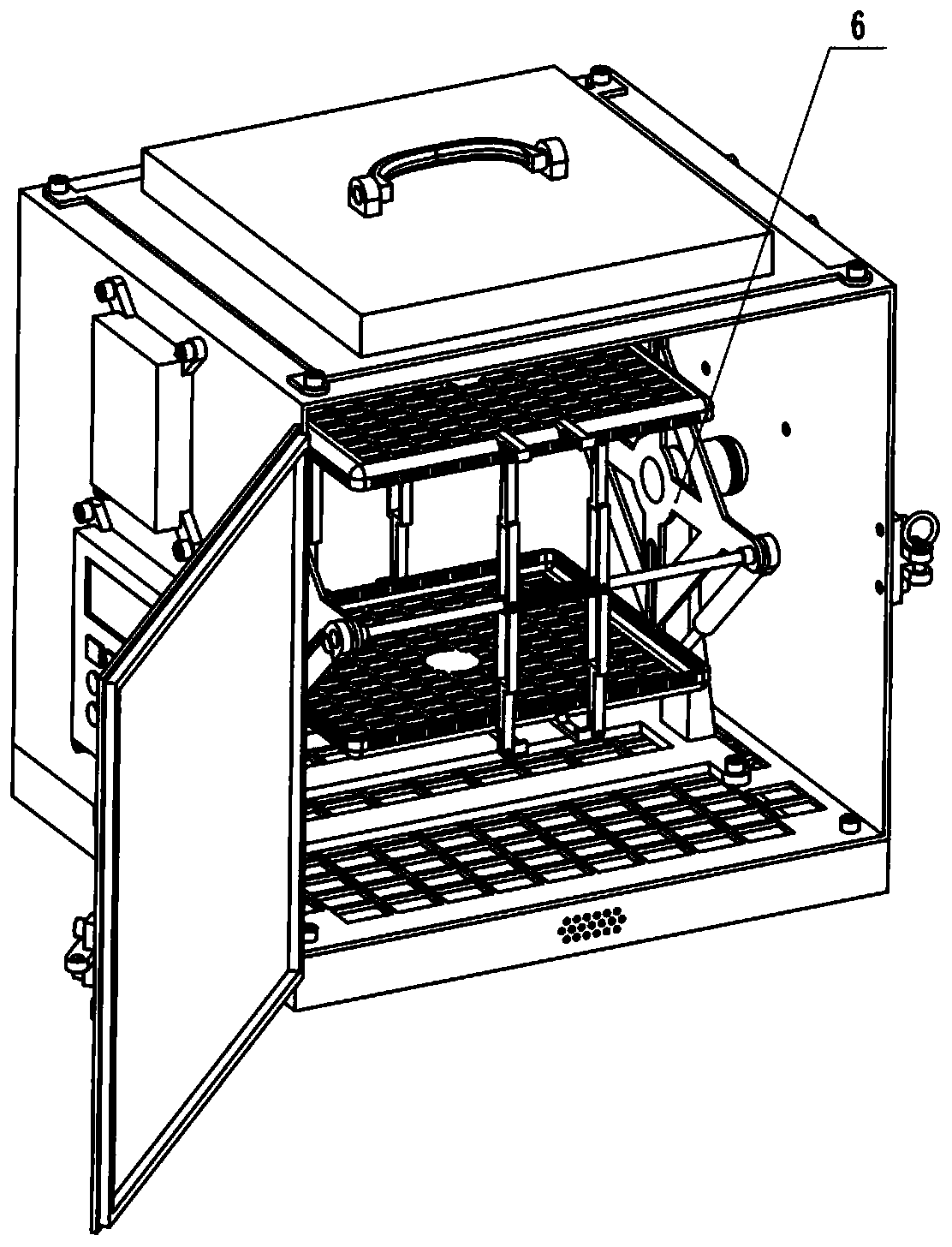 Portable disinfection apparatus for anesthesiology department