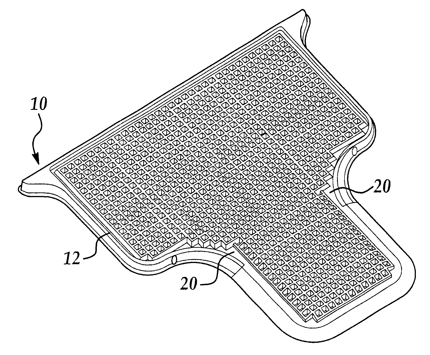 Surface protection system mat