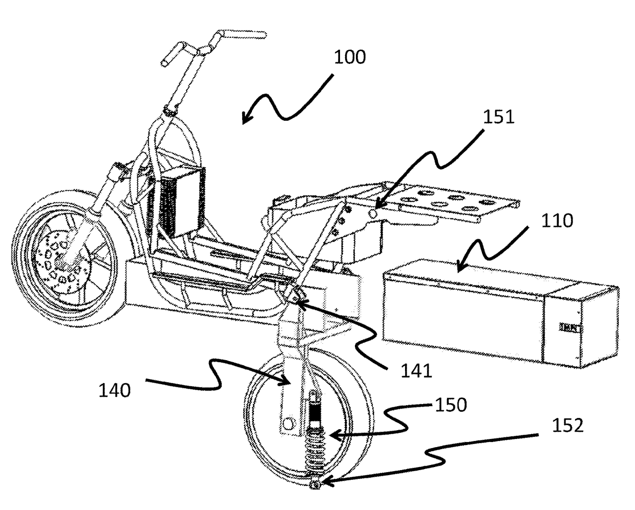 Electric motorcycle equipped with suitable design features for making its maintenance simpler