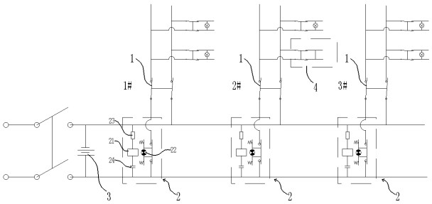 Power supply line fault detection method based on comparison method