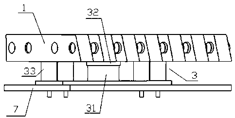 A super-large displacement unit type multi-directional displacement comb plate bridge telescopic device