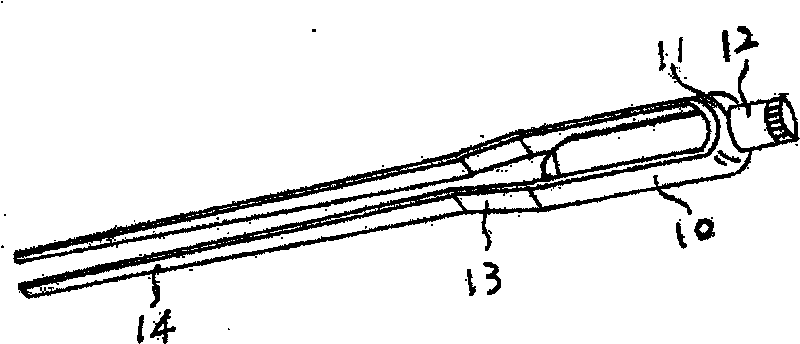 Illumination structure of forceps