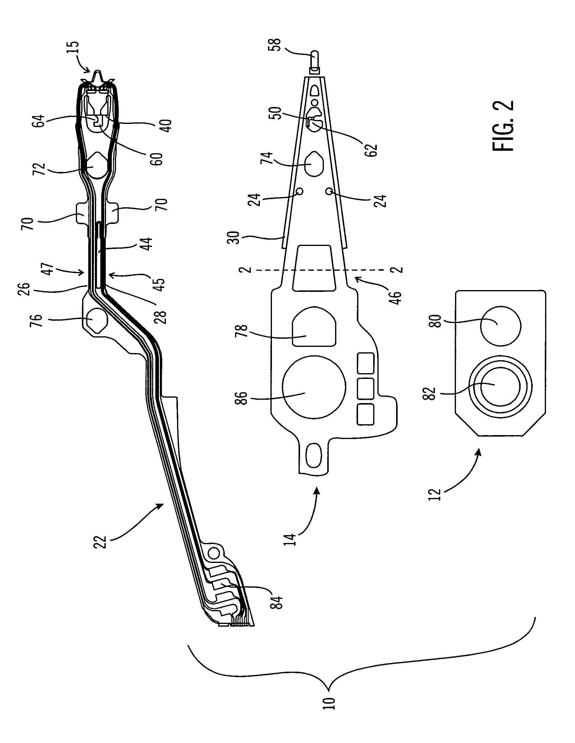Integrated lead suspension for high density drive