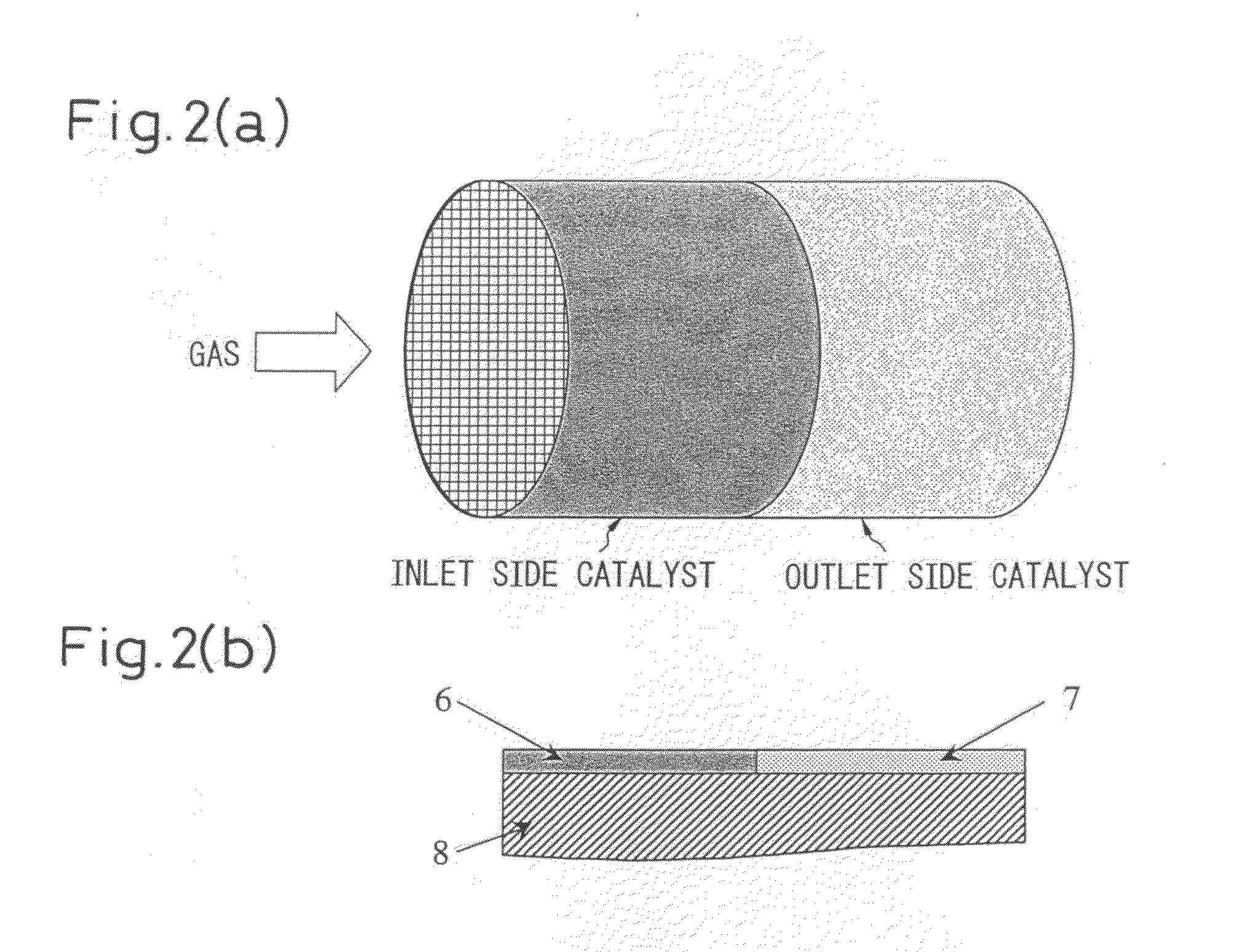 Exhaust gas purification catalyst and exhaust gas purification honeycomb structure with catalyst