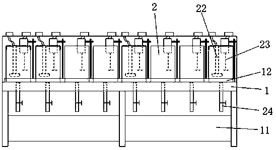 Miniature film pretreatment test tank for rapid troubleshooting and analysis of problems