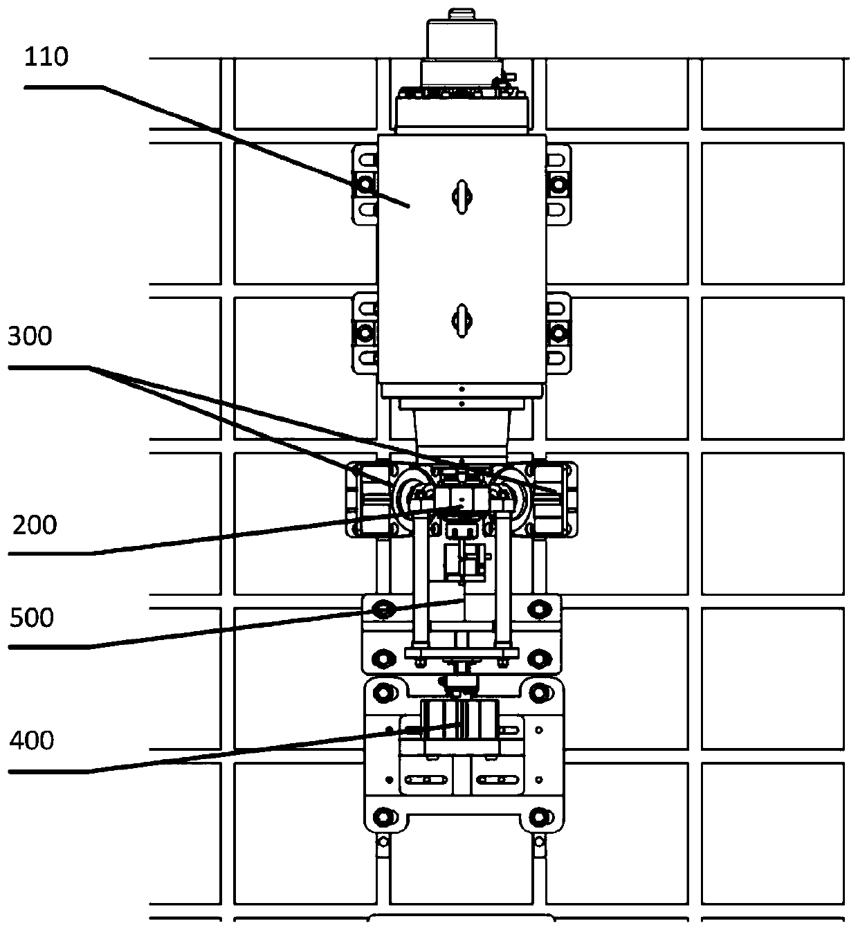 Electric spindle pneumatic loading device and state monitoring system