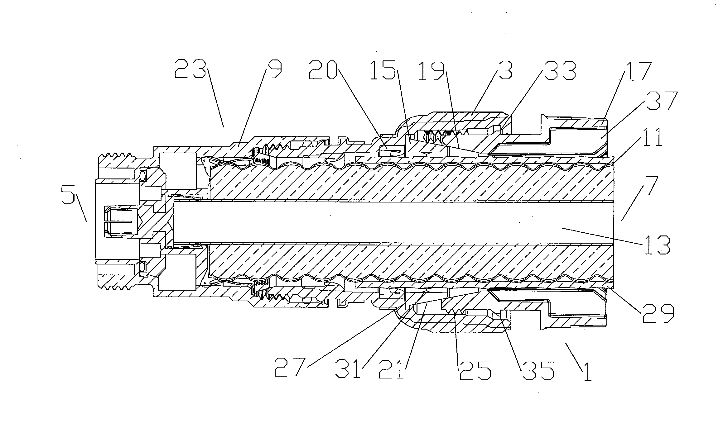 Connector Stabilizing Coupling Body Assembly