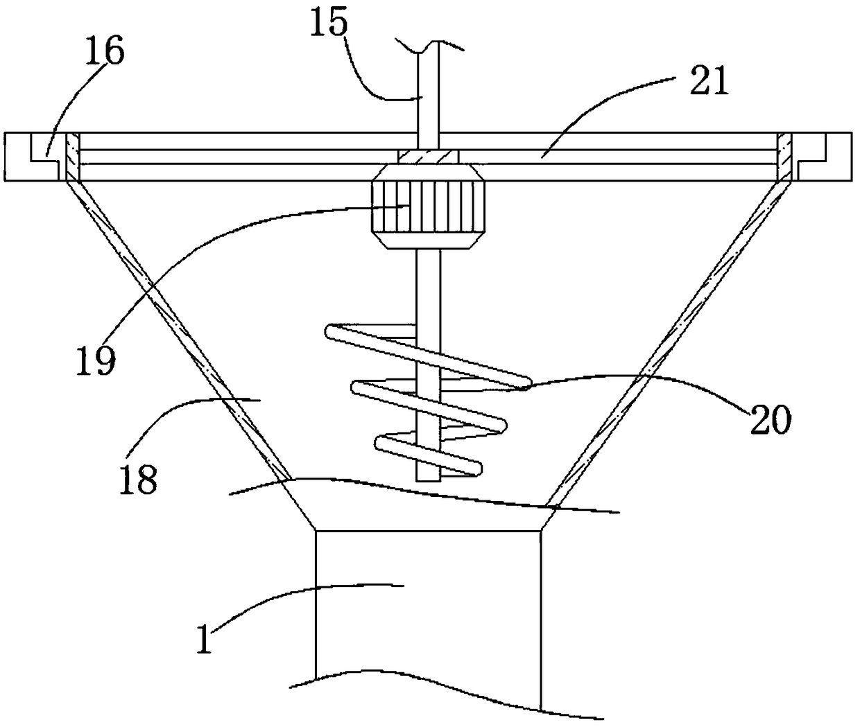 Anti-infective medical film raw material feeding device