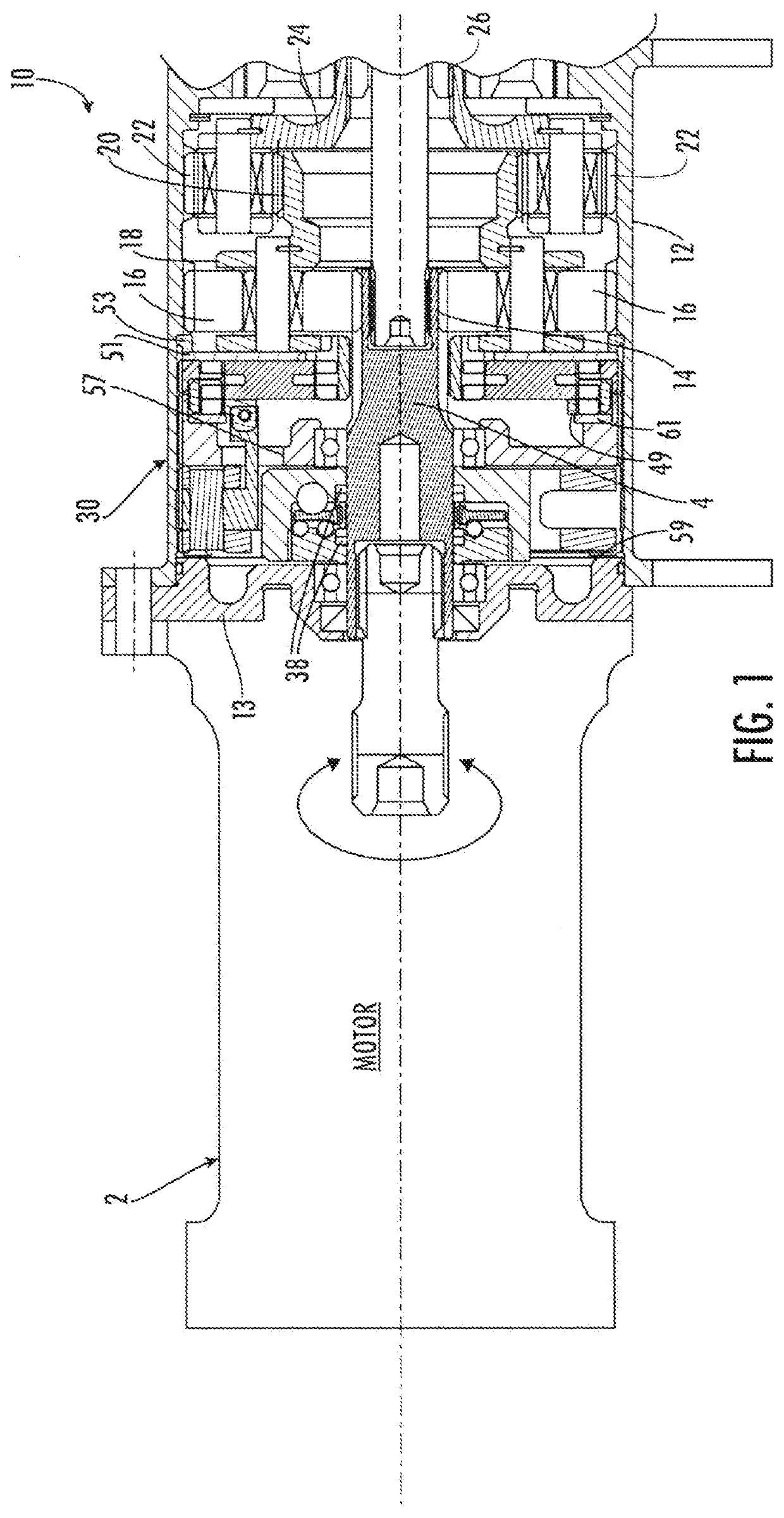 Single-use non-jamming stop module for rotary drive actuator
