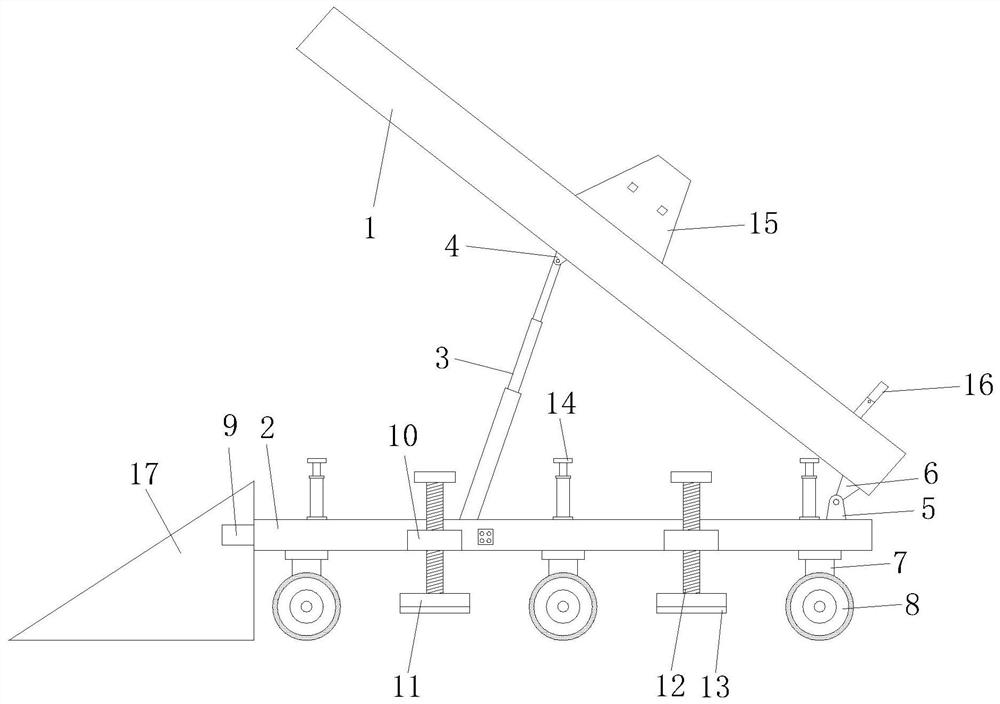 Mobile intelligent hydraulic unloading device