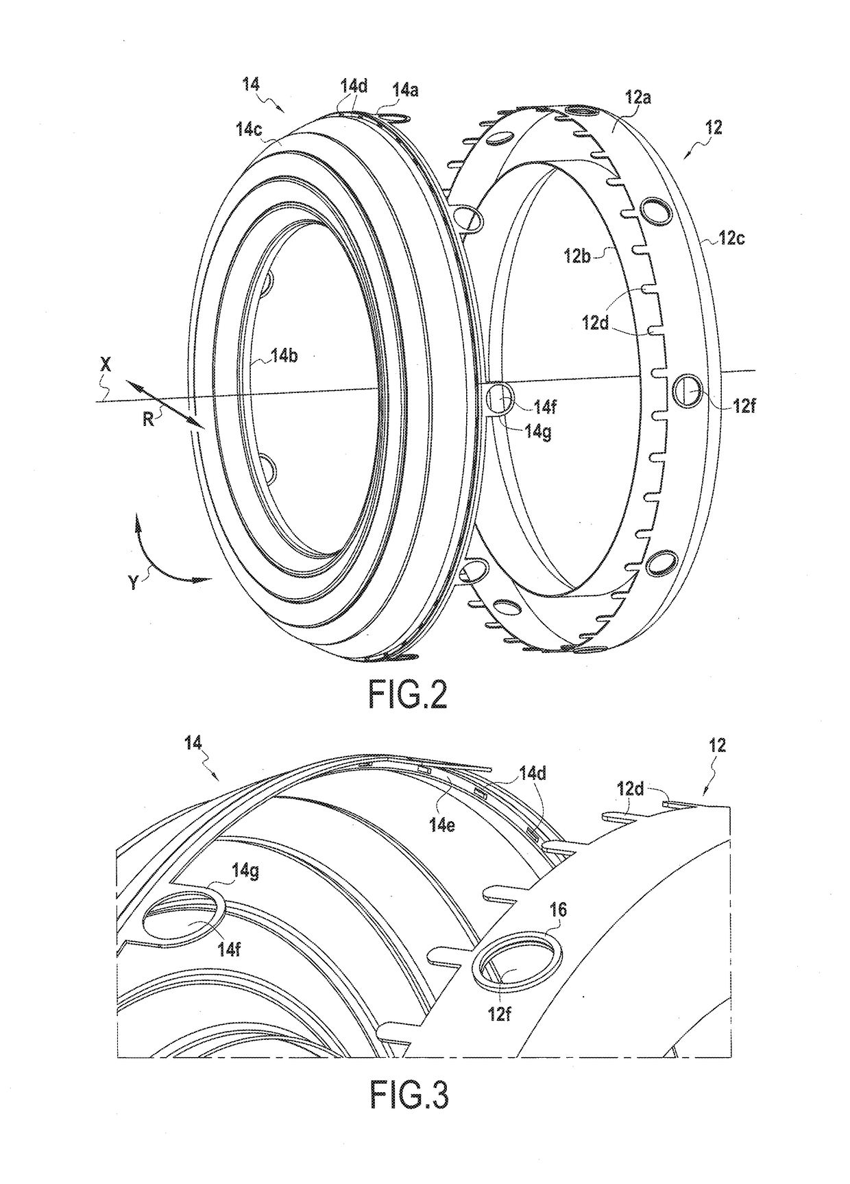 Annular turbomachine combustion chamber