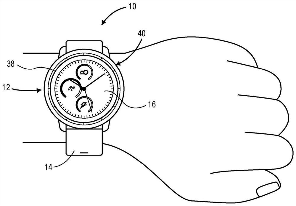 Electronic device with optical heart rate monitor