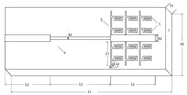 Double-row moment S-shaped pole antenna