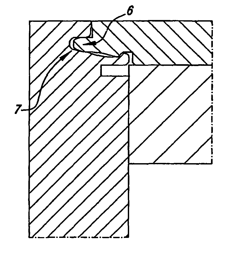 Composed element, multi-layered board and panel-shaped element for forming this composed element